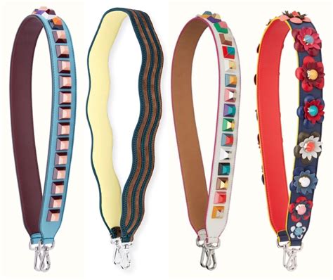 colorful handbag straps fendi|Fendi adjustable strap handbags.